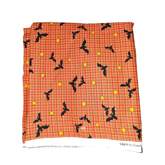 Halloween Fabric Lot Six Designs 1-3 Yards Each Cranston Print Works - Picture 3 of 7